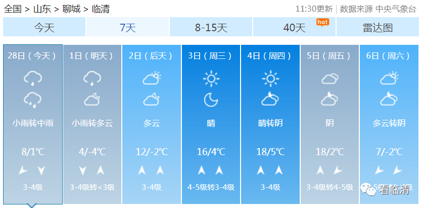 临清天气预报15天最新,临清天气预报未来15天的最新预测